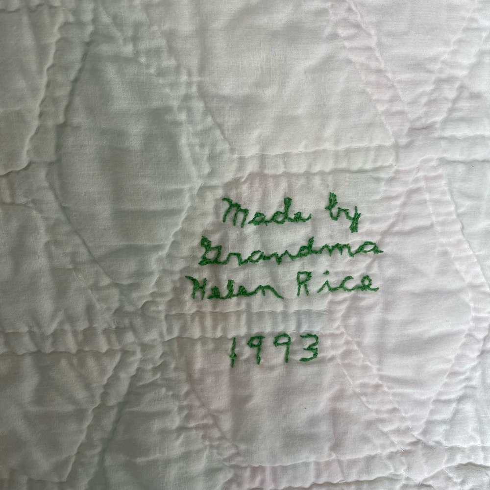 Vintage baby quilt - Picture 2 of 7